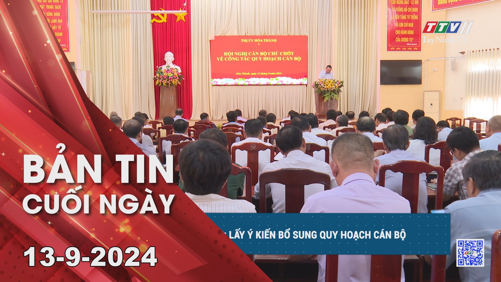 Bản tin cuối ngày 13-9-2024 | Tin tức hôm nay | TayNinhTV